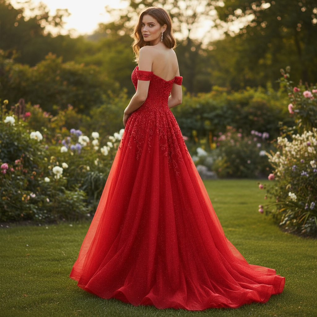 Abito DALILA rosso