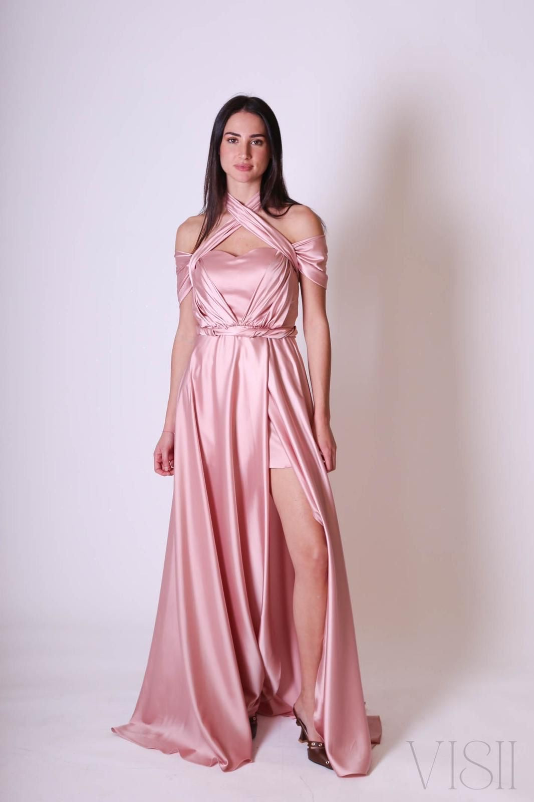 INFINITY satin dress