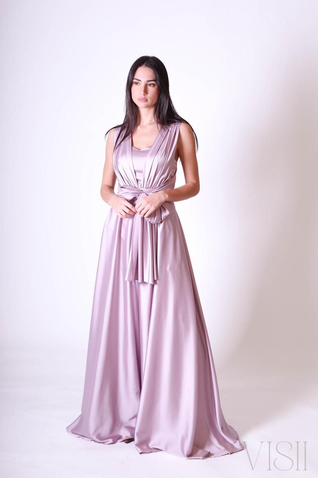 INFINITY satin dress