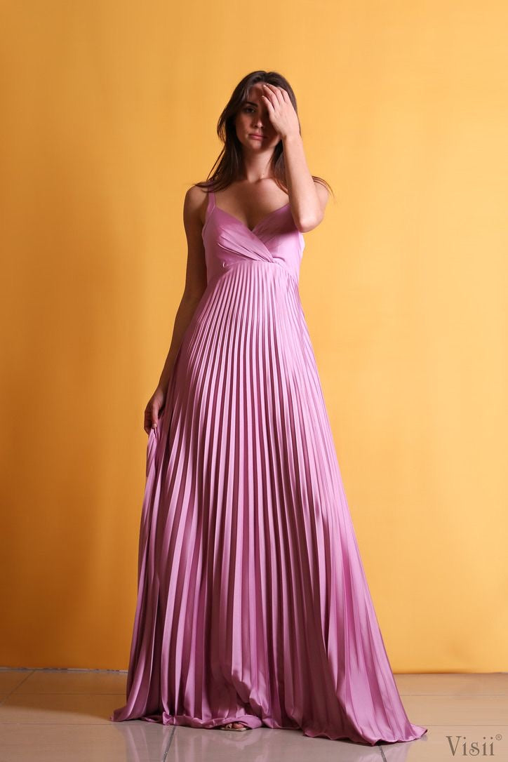 PLEATED DRESS