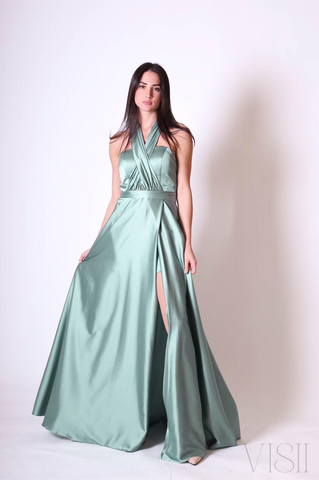 INFINITY satin dress