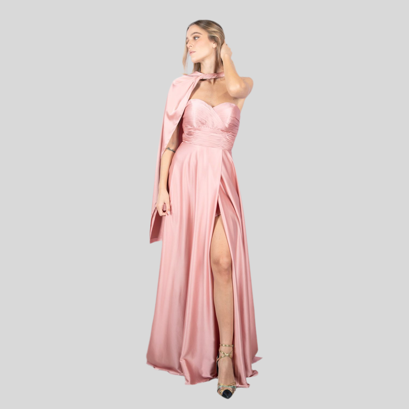 Abito CUORE raso - EMILY ROSE cerimonia