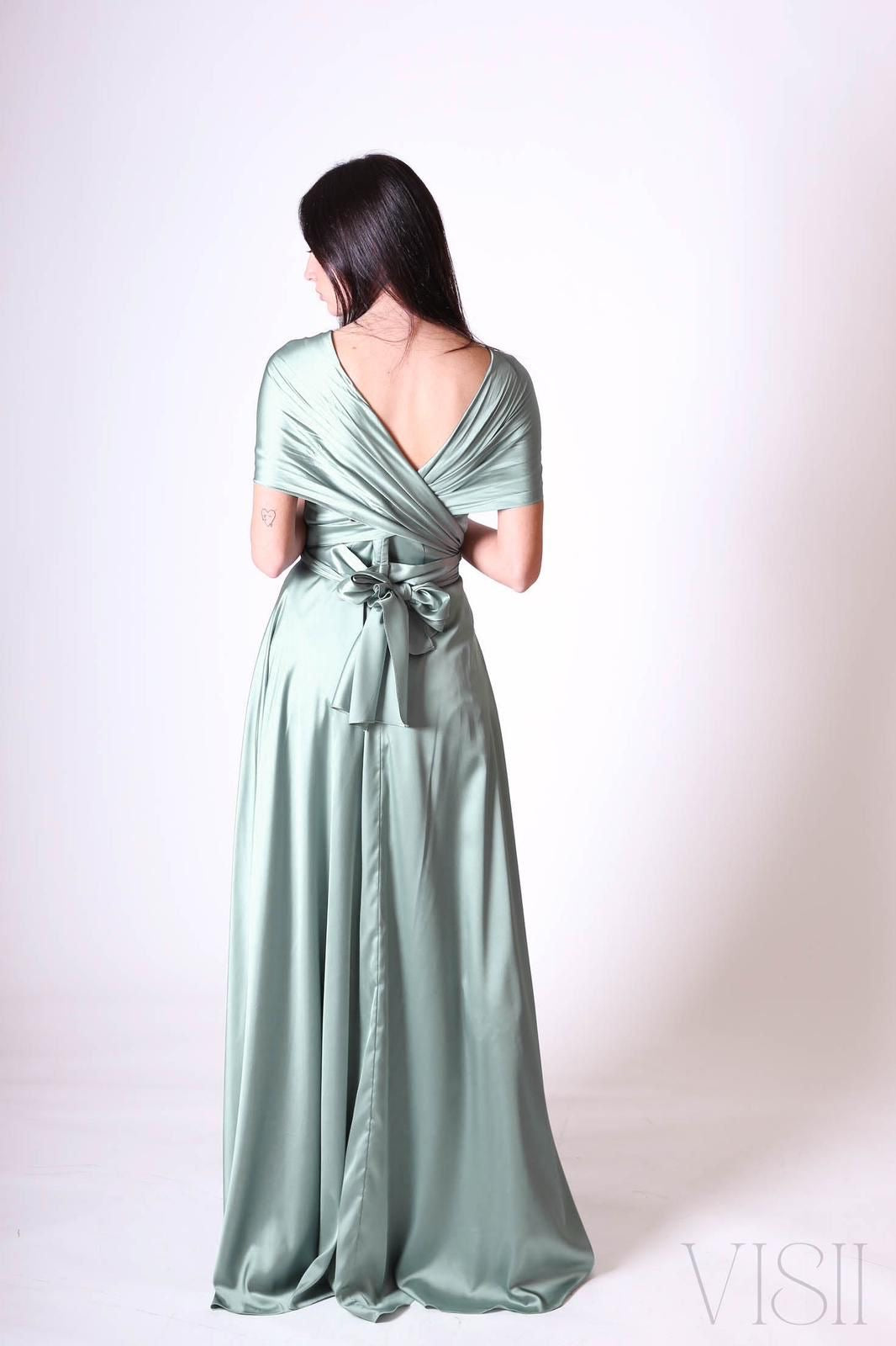 INFINITY satin dress