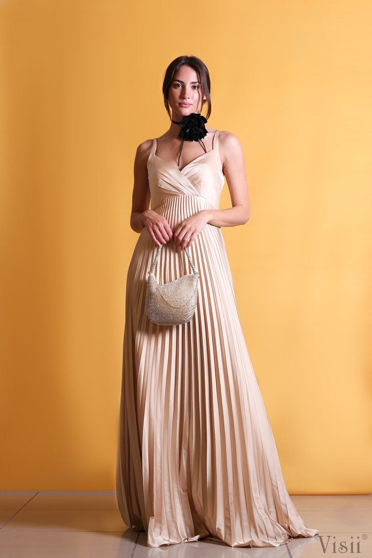 PLEATED DRESS