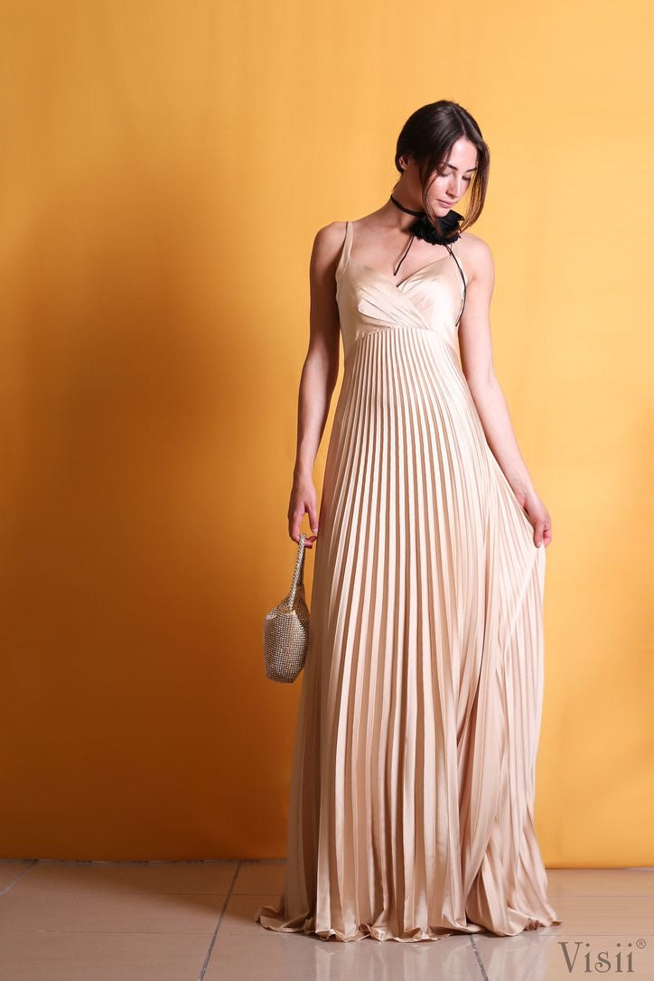 PLEATED DRESS