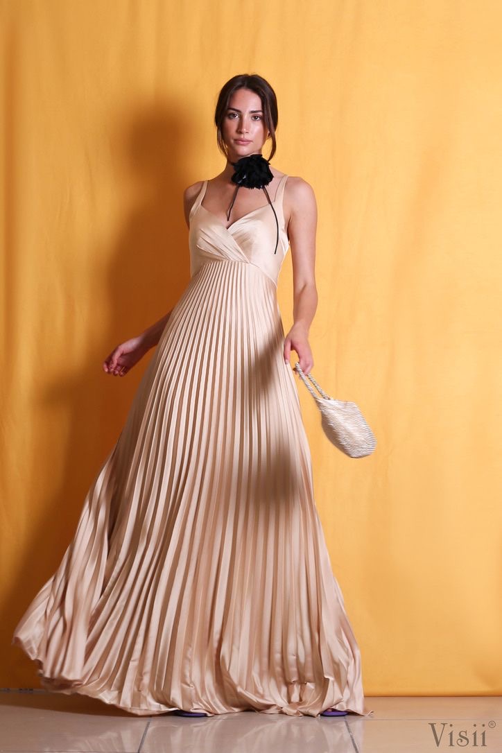 PLEATED DRESS