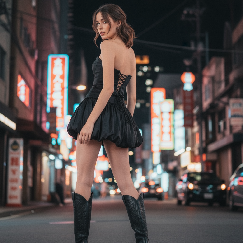 Abito corto SAVANNAH