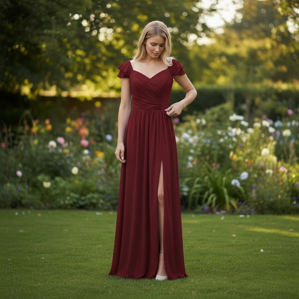 Abito FAUNA bordeaux