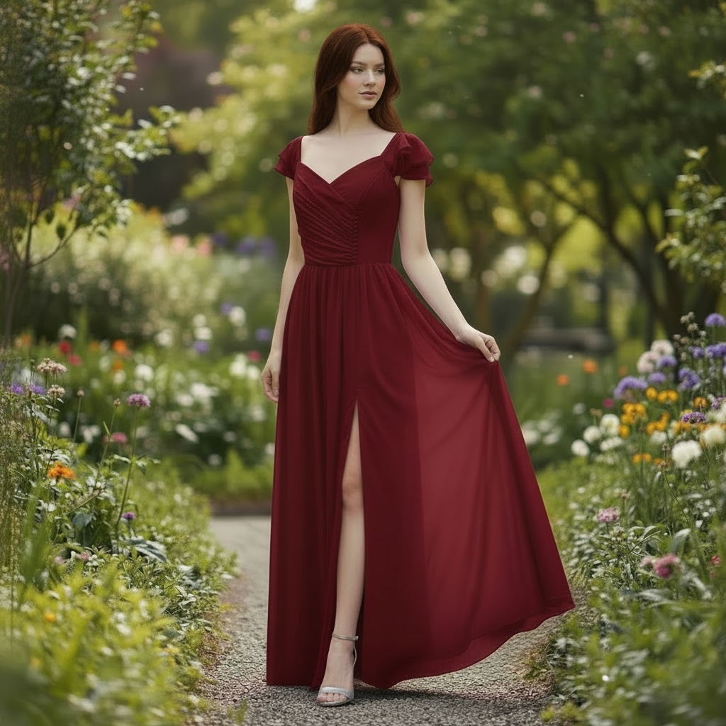 Abito FAUNA bordeaux